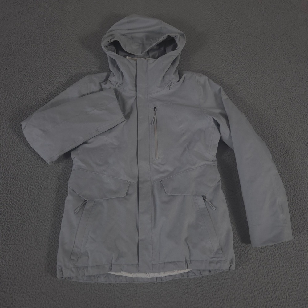 The North Face Jacket Womens Medium Gray Thermoball DryVent Hooded 3-in-1 Parka